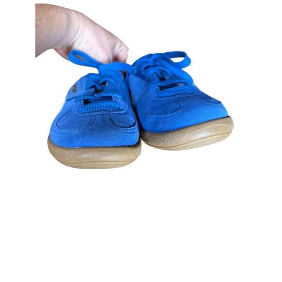 Puma Women's Cobalt Blue Palermo Gum Sole Lace Up Sneakers - 6 - Picture 6 of 12